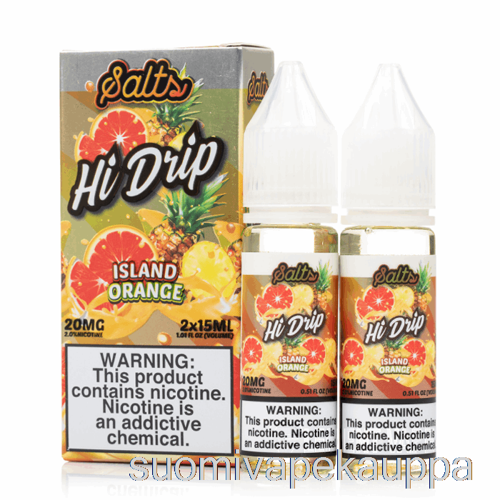 Vape Kauppa Saari Oranssi - Hi-drip Suolat - 30ml 20mg